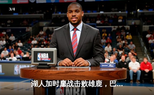 湖人加时鏖战击败雄鹿，巴萨惊天逆转挺进欧冠四强 - 3